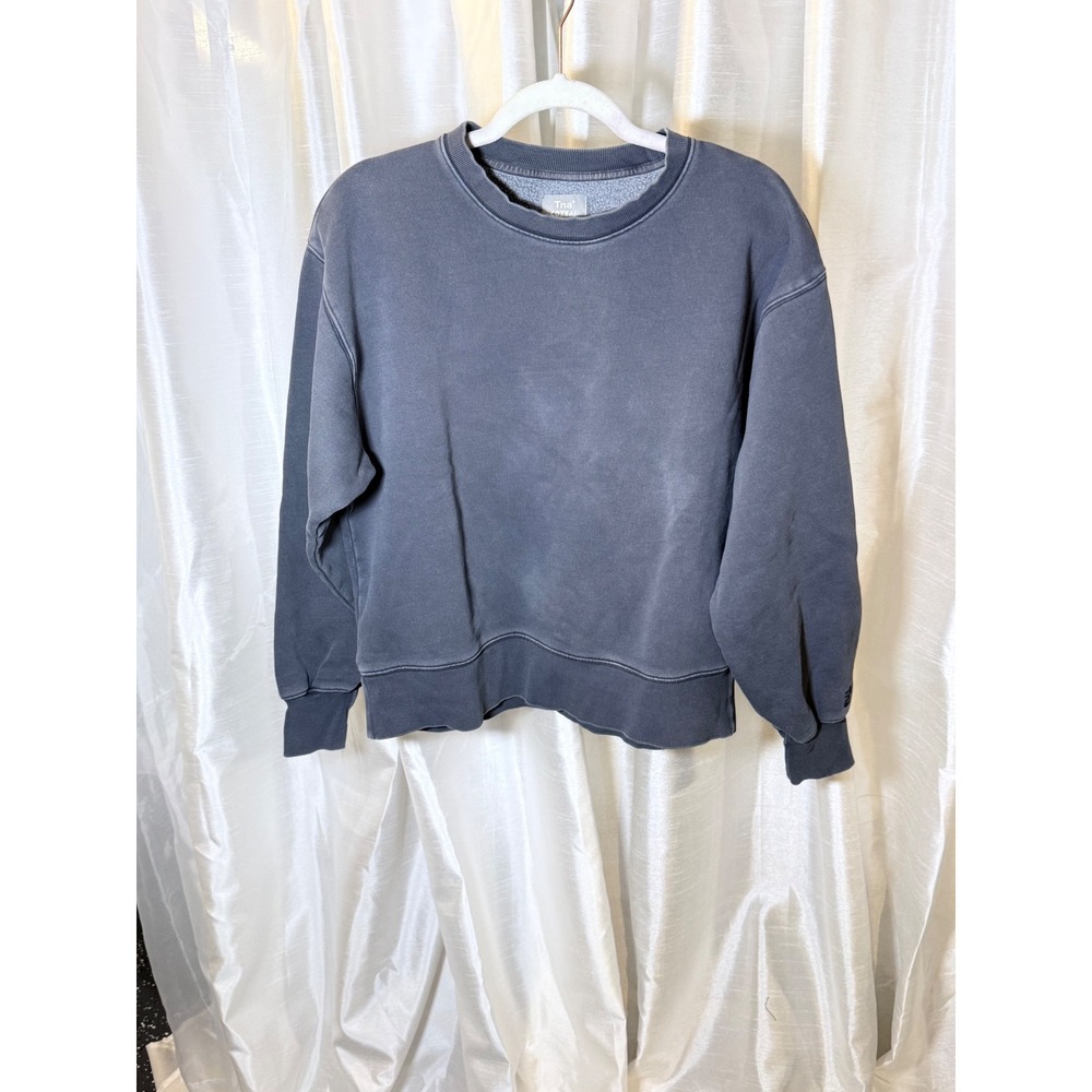 Tna Sweatshirt Womens 1 Charcoal Gray Cozy AF Fleece Crewneck Pullover
